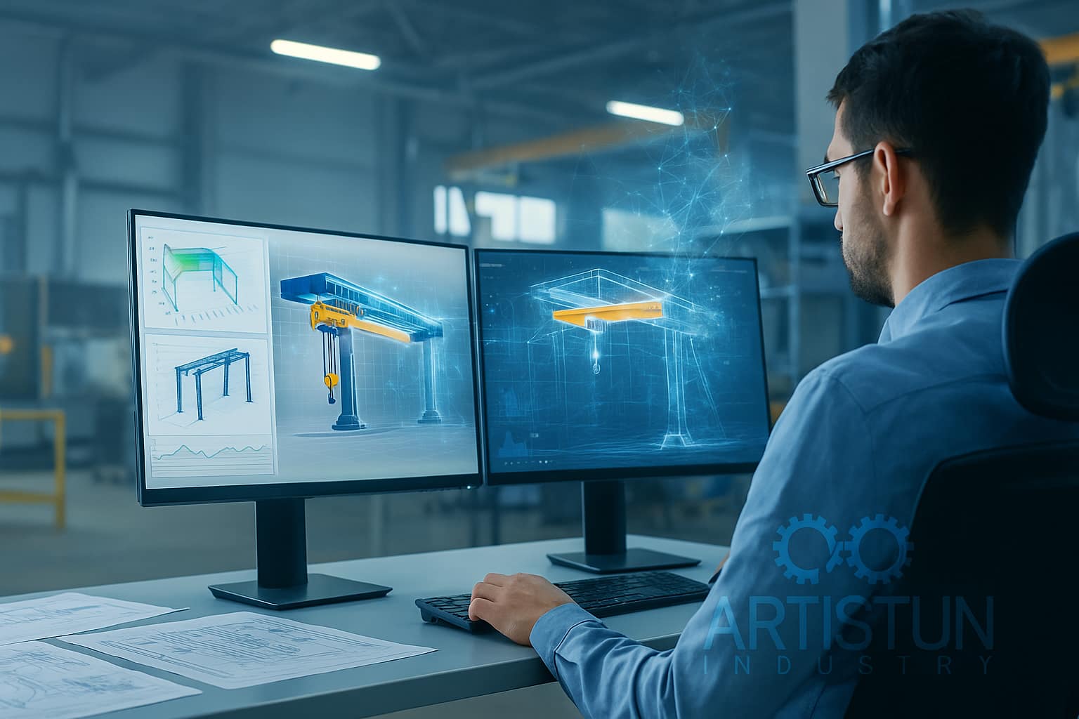Vision of Artistun Sanat — overhead crane manufacturer in Iran
