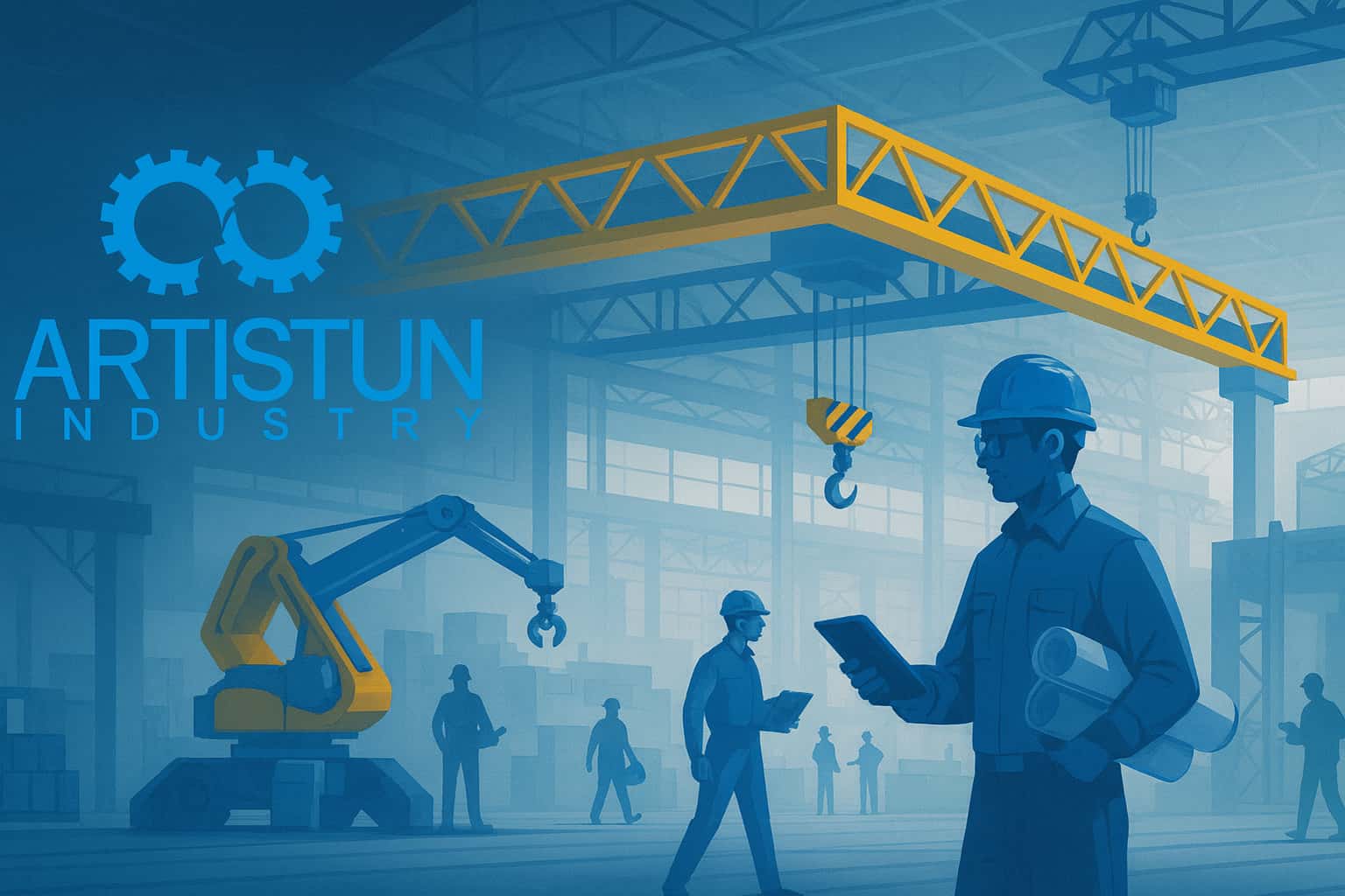 Artistun Sanat industrial crane manufacturing facility
