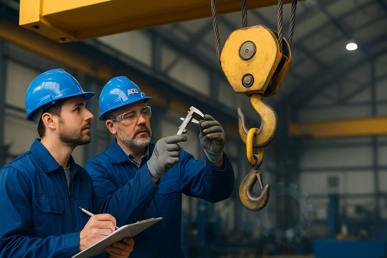 Industrial crane testing and inspection services
