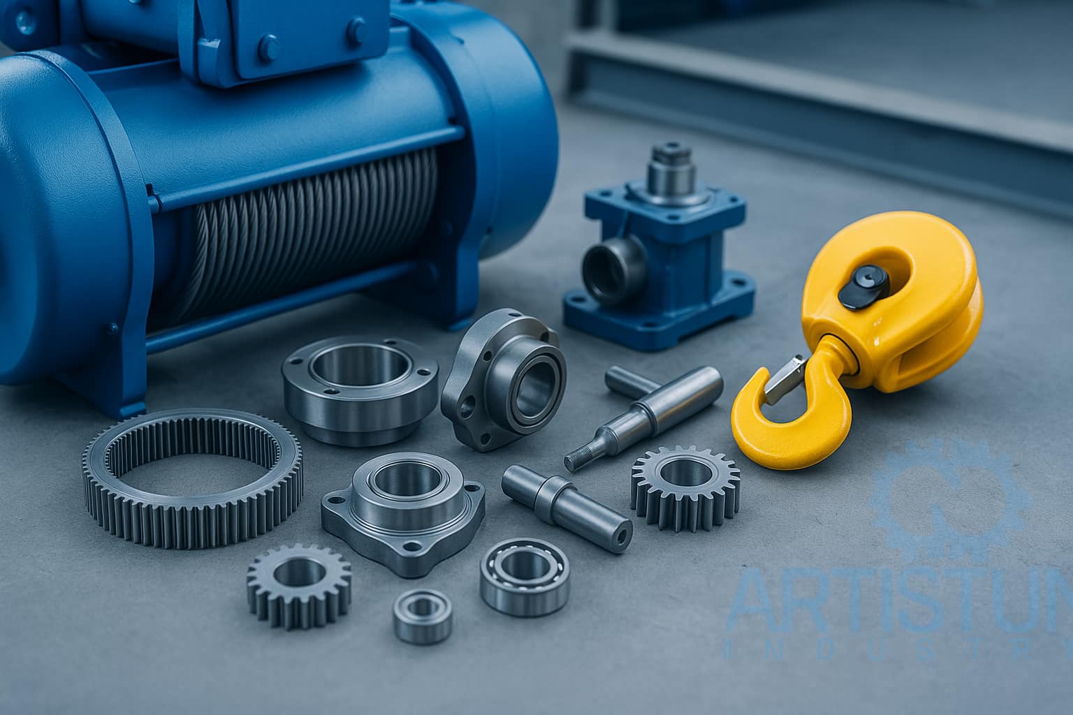 Industrial crane spare parts