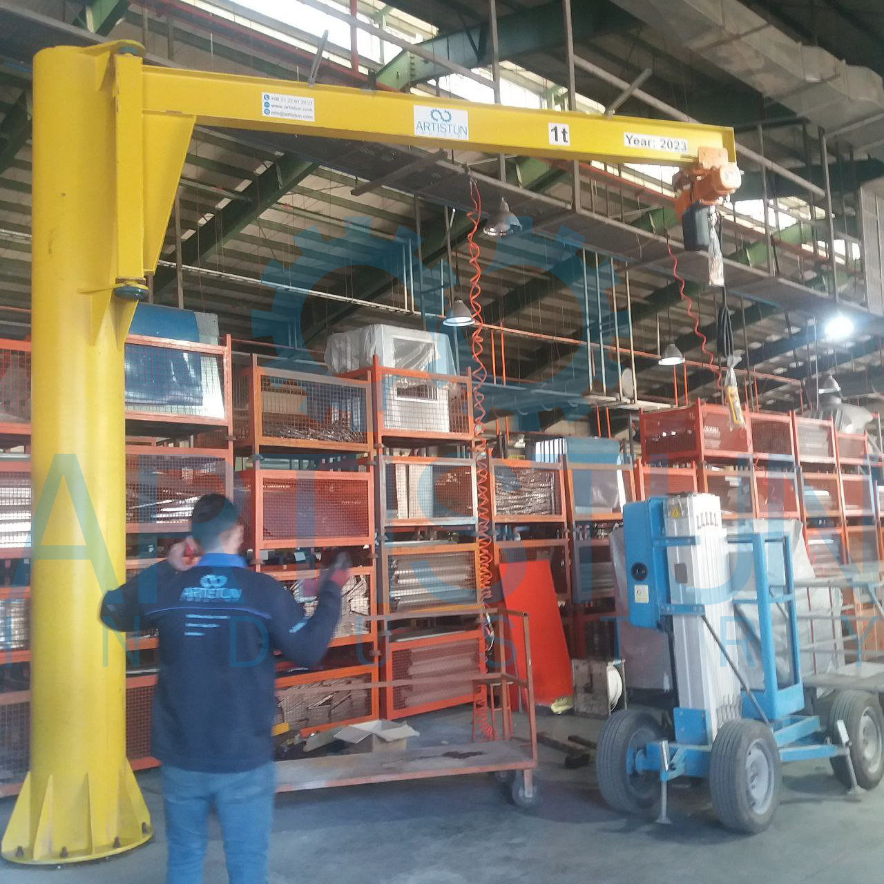 جرثقیل بازویی ستونی آرتیستون (APJC) — نمای کلی