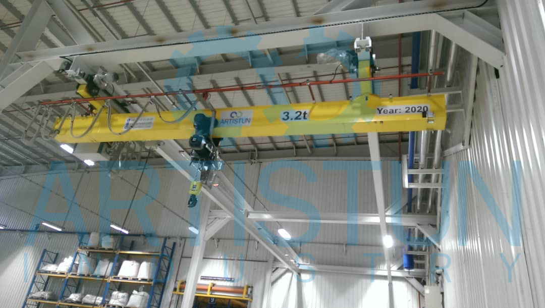 Electric hoist details of the AOSC suspension crane