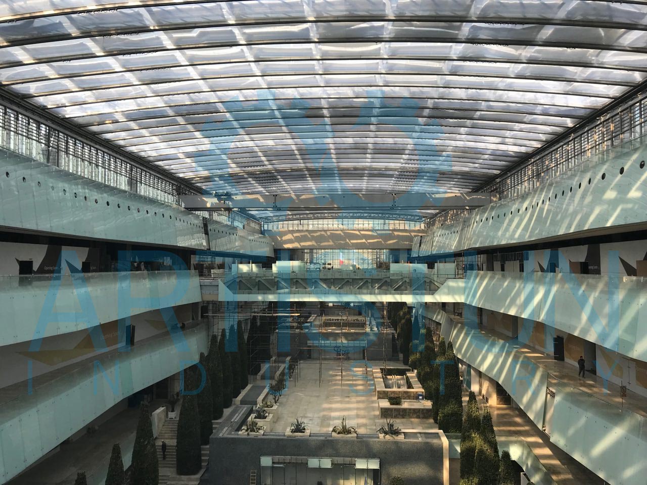 سازه پل و راهبر جرثقیل سقفی دو پل آرتیستون