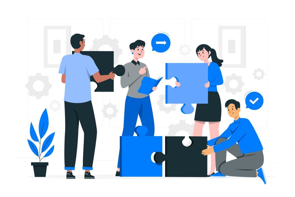 عکس نمایانگر تیم تحقیق و توسعه شرکت آرتیستون صنعت در حال بررسی ایدههای جدید برای بهبود محصولات و ایجاد نوآوری در صنعت جرثقیل.